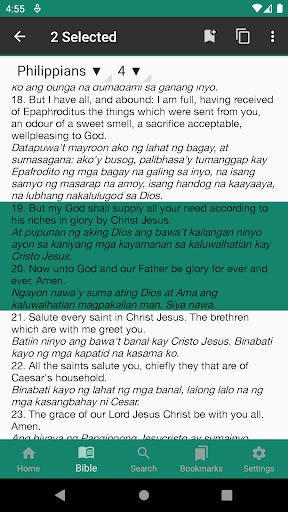 English - Tagalog Bible Screen 3