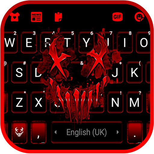 Neon Horror Mask Theme 8.5.0_0303 Icon