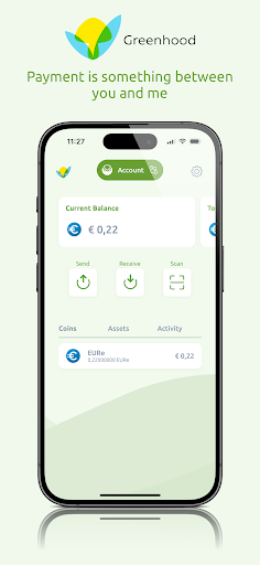 Android application Greenhood Wallet screenshort