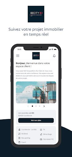 Android application BECITY screenshort
