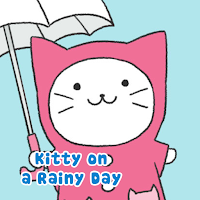 Kitty on a Rainy Day Theme