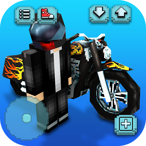 Motorcycle Racing Craft: Moto Games & Building 3D