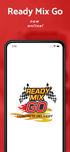 Android application Ready Mix Go screenshort