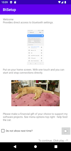 Android application BtSetup screenshort