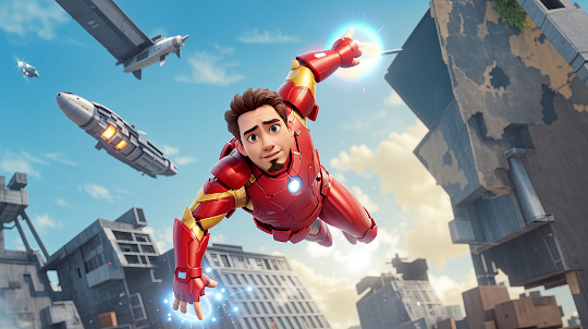 Iron Boy : Iron Hero Man Games