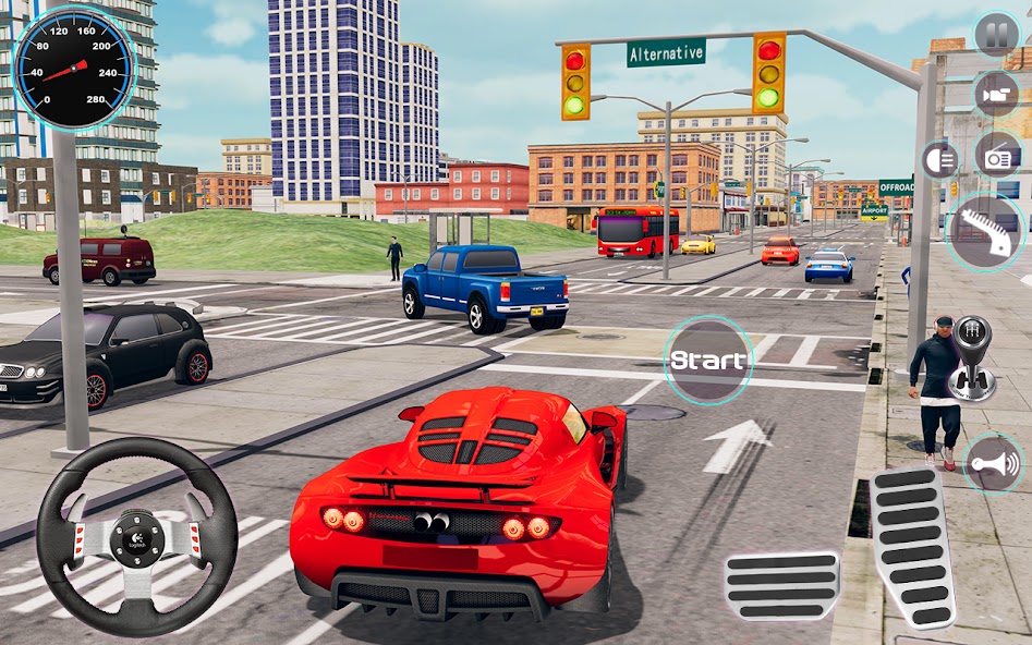 Real Car Driving School 2023 1.7 APK + Mod (Unlimited money) for Android