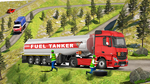 Android application Oil Tanker: Truck Driving Game screenshort
