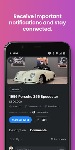 Finish Line Auto Club Screen 2