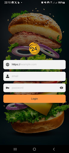 Android application 24order Waiter screenshort