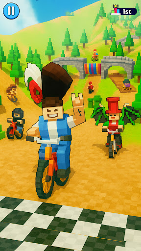 Obby Bike 3D Parkour Race screenshot 11