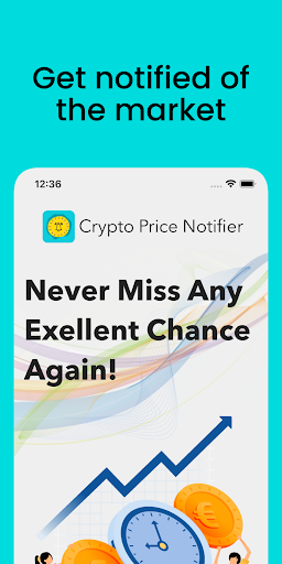 Android application Crypto Price Notifier screenshort