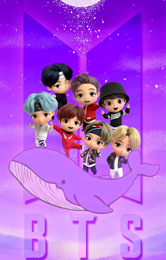 Download Wallpaper Cute BTS Chibi FullHD 2021 Free for Android ...