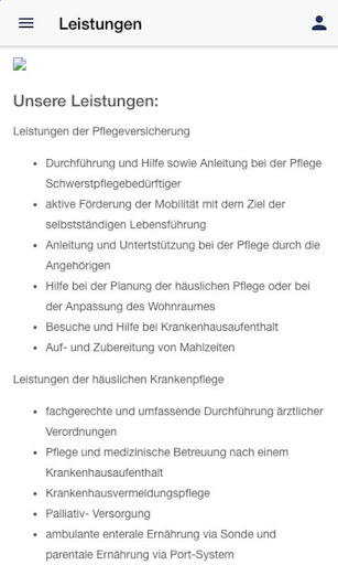 Aktiv-Pflegeservice Screen 3