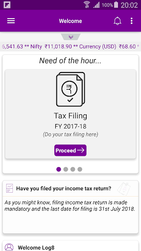 Android application Finobot: tax and wealth app screenshort