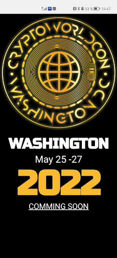 Android application CryptoWorldCon Washington 2022 screenshort