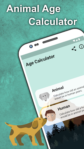 Android application Pet Age Calculator screenshort