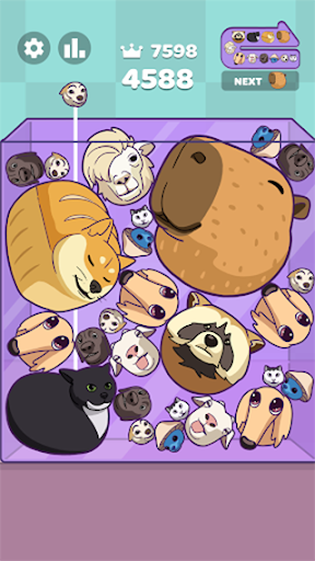 Animal Merge: Fun Drop Puzzle Screen 2