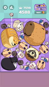 動物合併方塊：有趣下落益智遊戲