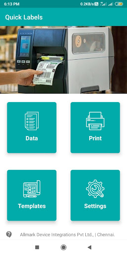 Android application Quick Labels screenshort