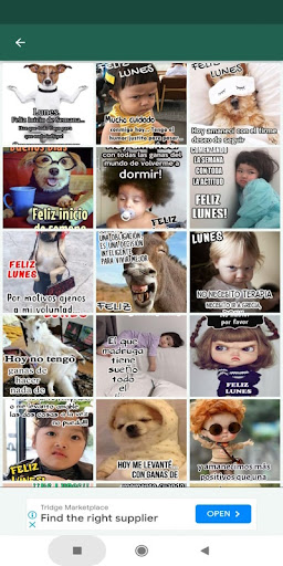 Android application Saludos divertidos para reír screenshort