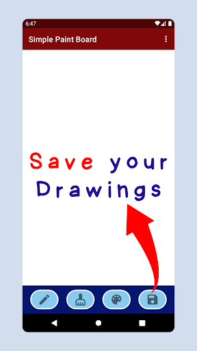 Android application DigiArt - Simple Paint Board screenshort
