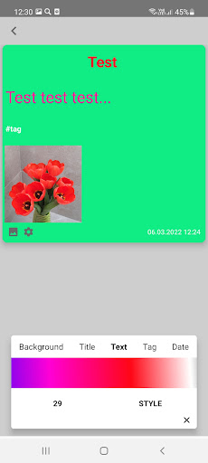 Notes Photo Screen 3