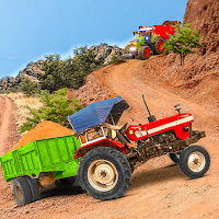 Real Farming Tractor Trolley Sim 2021: Offroad 3D