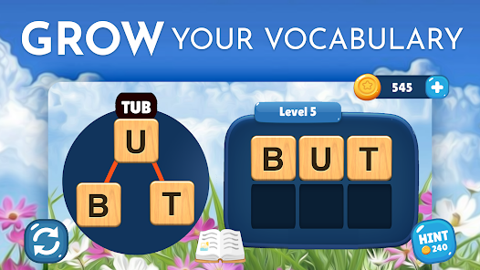 Word Hunt: Word Puzzle Game apkpoly screenshots 3