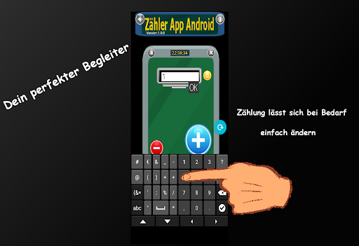 Zähler App Android Screen 3
