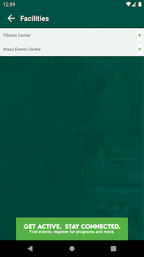 UREC at UW-Green Bay Screen 2