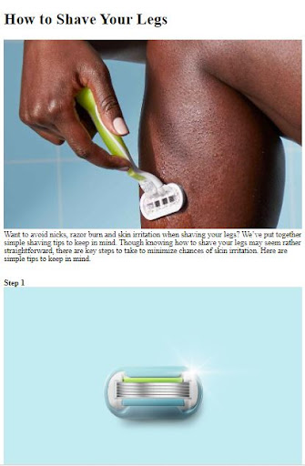 How to Shave Screen 3