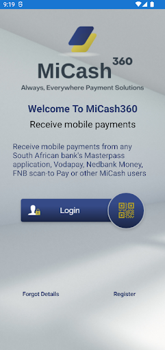Android application MiCash screenshort