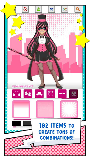 Kawaii Superhero Avatar Maker Screen 2