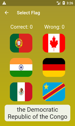 World Flags Screen 2