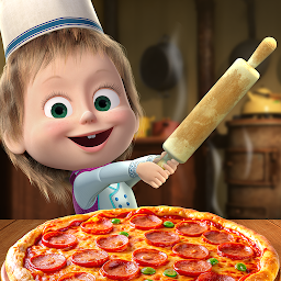 ਪ੍ਰਤੀਕ ਦਾ ਚਿੱਤਰ Masha and the Bear Pizza Maker