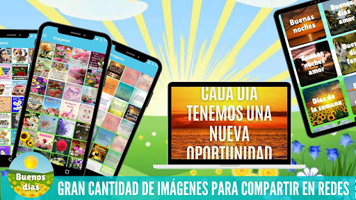 Android application Saludos de buenos días screenshort