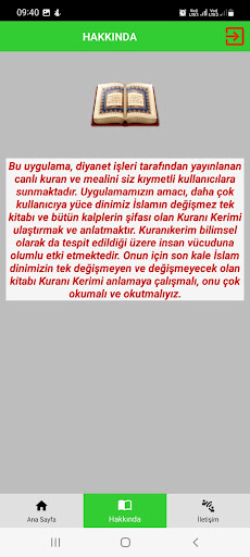 Android application Kuran Ve Meal Radyo screenshort