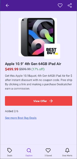DealCatcher: Coupons & Deals Screen 2