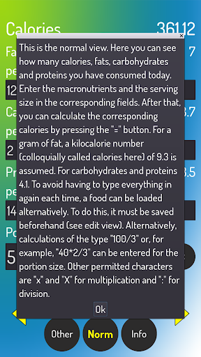 KiloCalc - Calorie counter 4U Screen 2