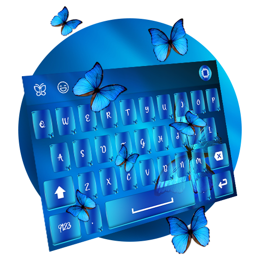 Blue Butterfly Keyboard 1.9 Icon