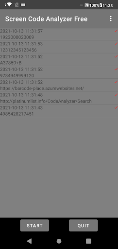 Android application Screen Code Analyzer Mini screenshort