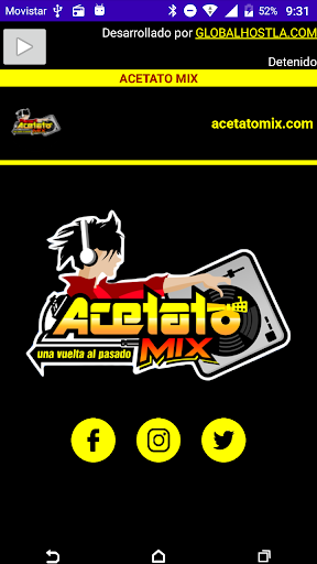 Android application ACETATO MIX screenshort