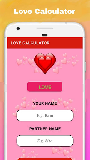 Cute Love Calculator Screen 2