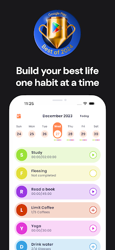 Screenshot of Disciplined - Habit Tracker