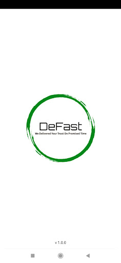 Android application DeFast Rider screenshort