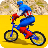 Superheroes Bmx Racing: Bicycle Xtreme Stunts icon