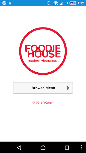 Android application Foodie House screenshort