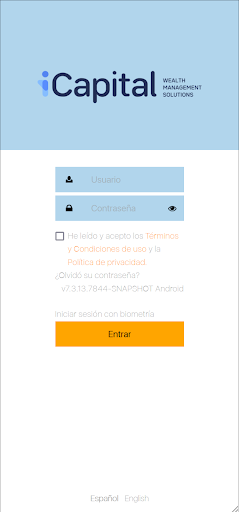 Android application iCapital screenshort