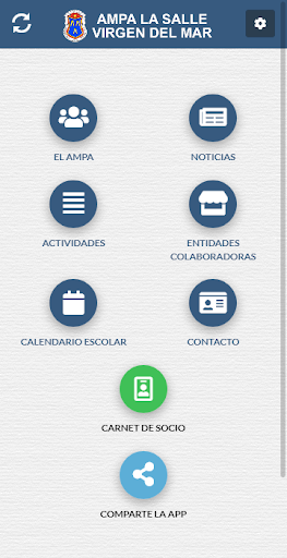Android application AMPA La Salle Virgen del Mar screenshort