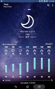 ASUS Weather Screenshot